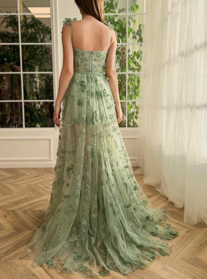 Butterfly Gardenia Prom Gown