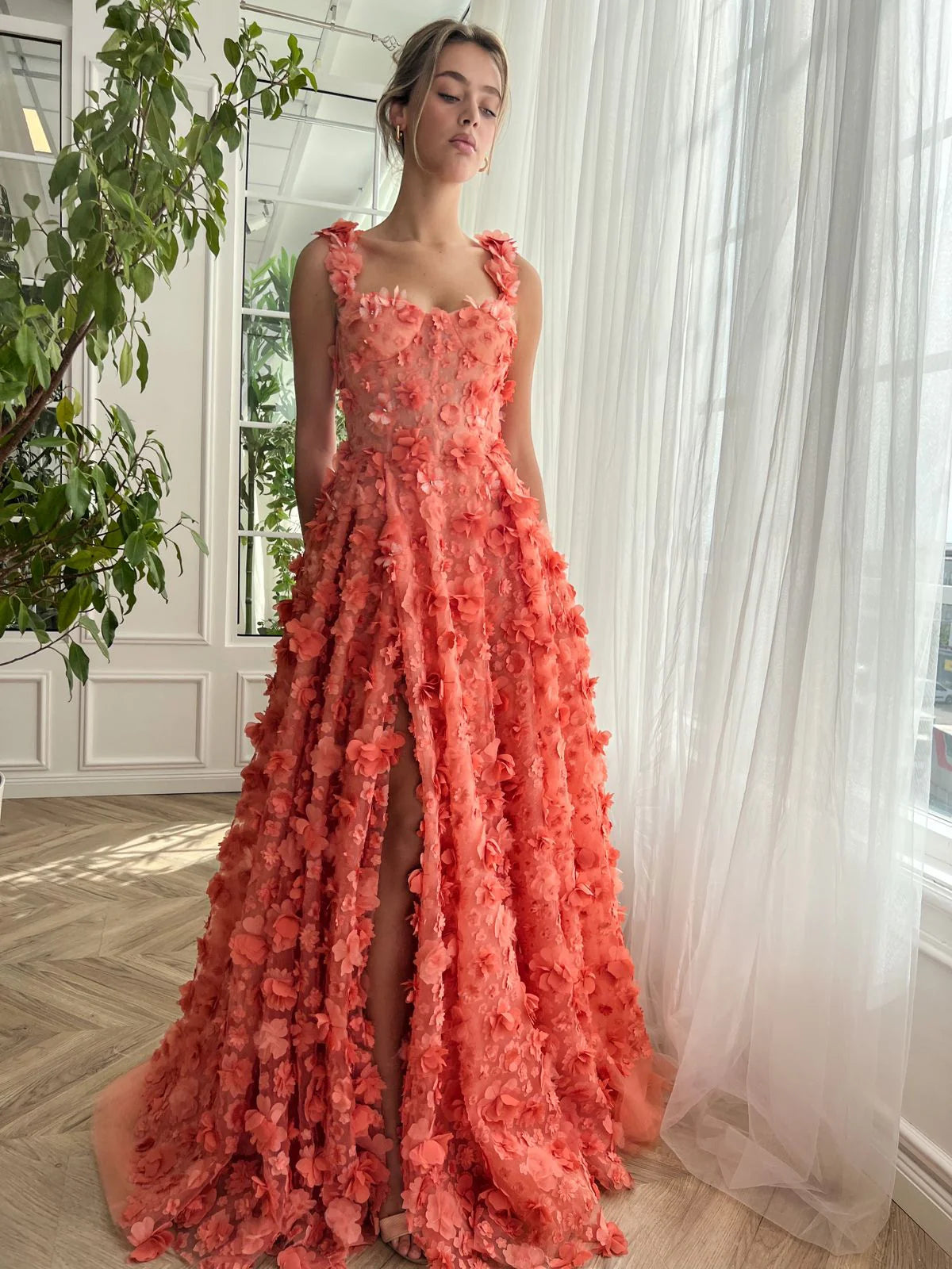 Fantasia Flower Prom Gown