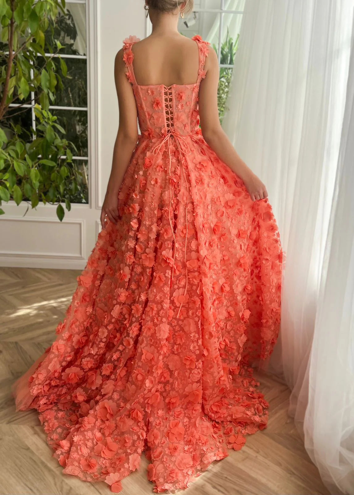 Fantasia Flower Prom Gown