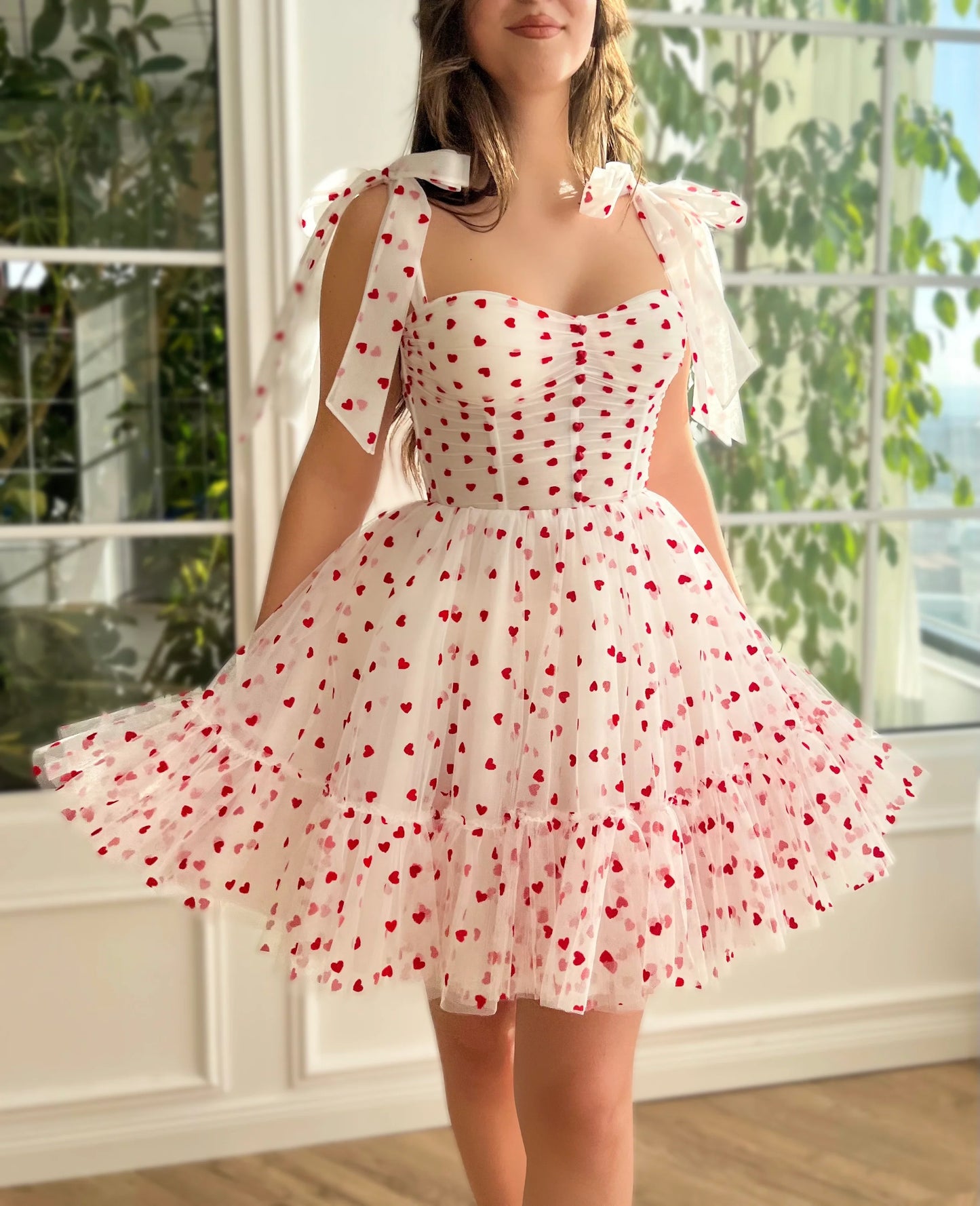 Sweet Meadow Mini Dress For Cocktail Party