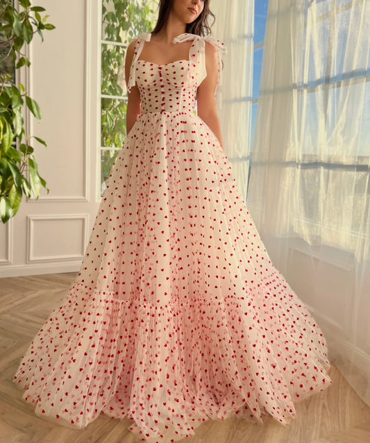 Bouquet of Hearts Evening Gown